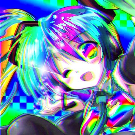 Glitchcore Aesthetic Rainbow Aesthetic Aesthetic Anime Scene Emo