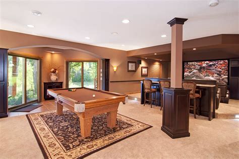 It's also casual and for me comfortable. Furnished Walkout Basement Design Gallery(Interiors ...