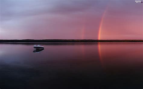 Great Rainbows Lake Beautiful Views Wallpapers 2560x1600
