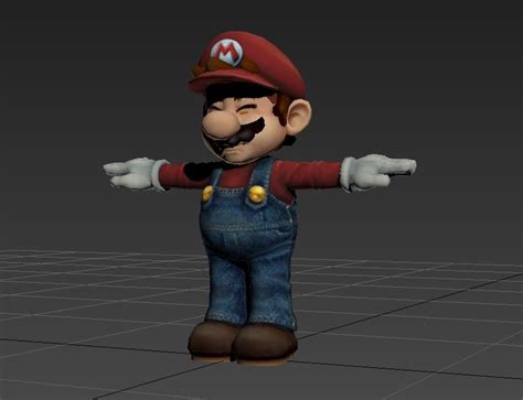 Mario Super Smash 3d Model Turbosquid 1170868