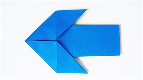 → Origami Arrow ← How To Fold An Arrow Tun Ken Lamb Youtube
