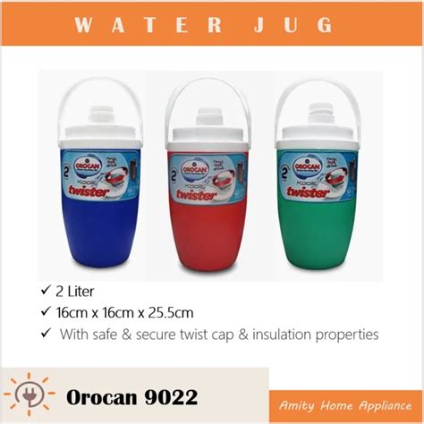 Orocan 2l Koolit Twister Insulated Water Jug Lazada Ph