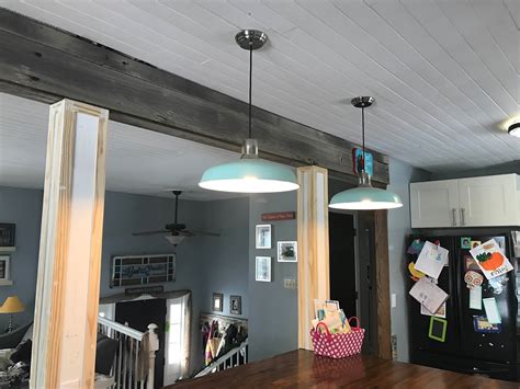 Compared to the real wood beam, it is significantly lighter allowing for. The Dabbling Crafter: DIY Barn Wood Ceiling Support Beam