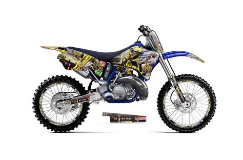 Signup for email specials and news. Yamaha YZ250 2 Stroke Dirt Bike Graphics: Iron Maiden ...