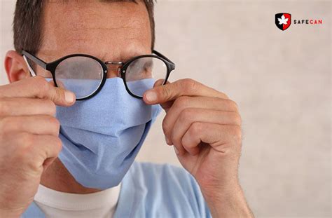 tips on preventing your glasses from fogging up while wearing a face mask safecan