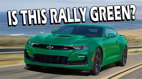 Conheça o camaro 2020, o novo carro esportivo da chevrolet! 2020 Camaro in Rally Green?!? - YouTube