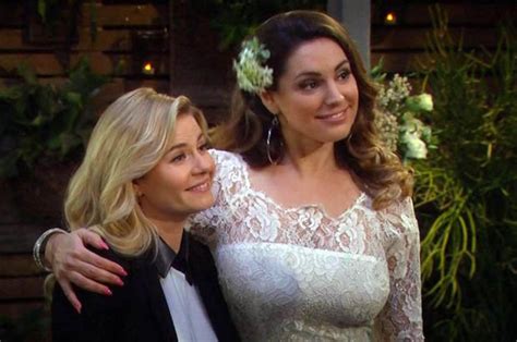 Lesbian Wedding Kelly Brook Ties The Knot With One Big Happy Co Star