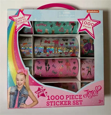 Free Shipping Jojo Siwa Deluxe Art Stickers Set Nickelodeon New