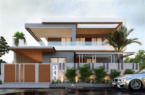 20 Modern Yükseklik Tasarım Fikri Aastitva Small House Front Design