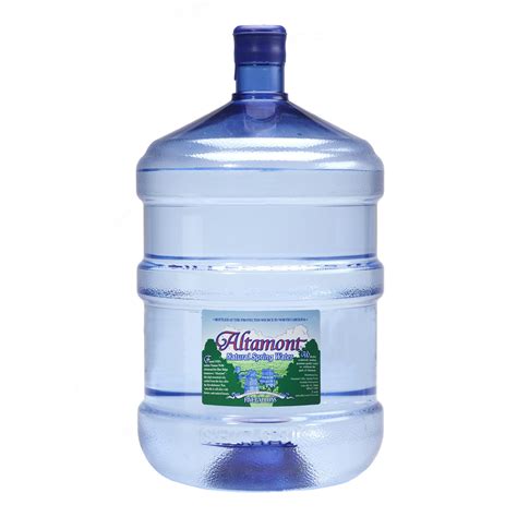 Altamont Natural Mountain Spring Water 5 Gallon Plastic Bottle