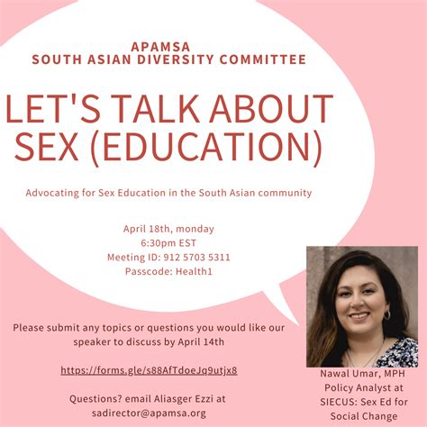 Let’s Talk About Sex Education Apamsa