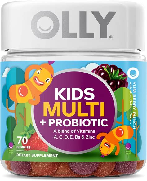 Olly Kids Multivitamin Probiotic Gummy Digestive And Immune Support