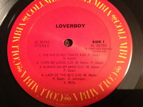 Loverboy 1980 Original Vinyl Lp Record Album Columbia Jc36762 Etsy