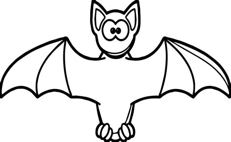 Simple Bat Drawing Free Download On Clipartmag