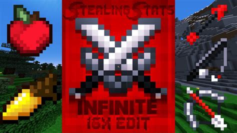 Stealingstats Red Infinite 16x Edit Minecraft Pvp