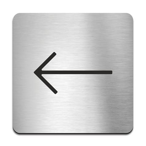 Metal Directional Arrow Sign Stainless Steel Bsign