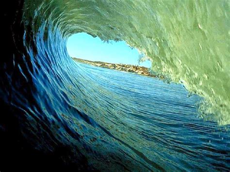 Beach Ocean Wave Inside Waves Nature Nature Wallpaper