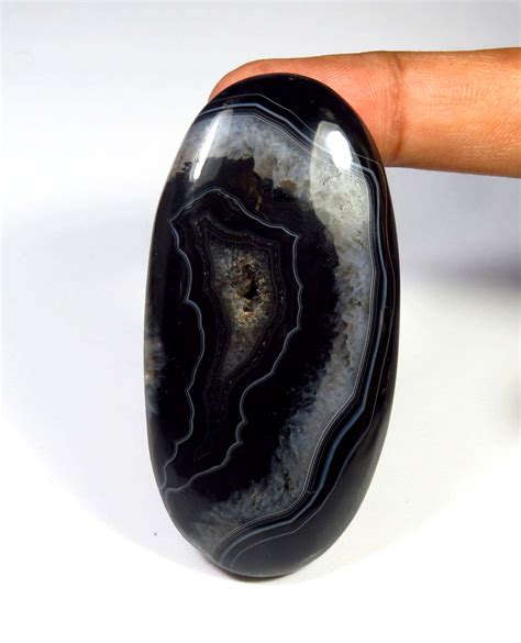 Natural Onyx Agate Gemstone Fabulous Black Onyx Agate Etsy