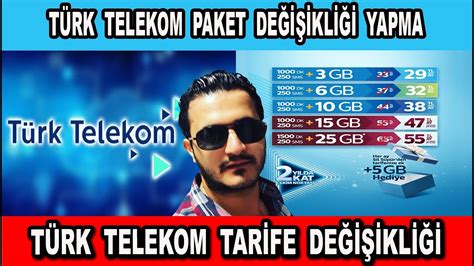 Türk Telekom Tarife ve Paket Değişikliği Nasıl Yapılır YouTube