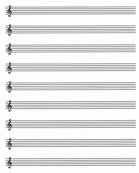 Blank Music Sheets For Violin Blank Canvas Sheet Music For Piano