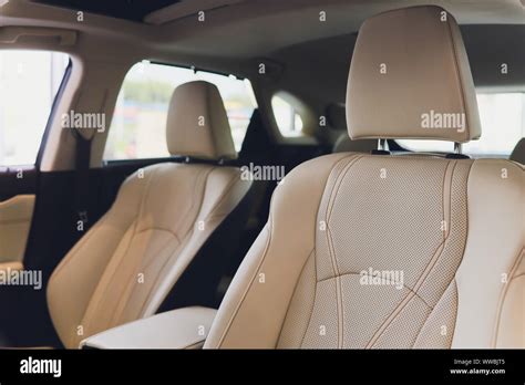 Car Inside Driver Place Interior Of Prestige Modern Car Front Seats
