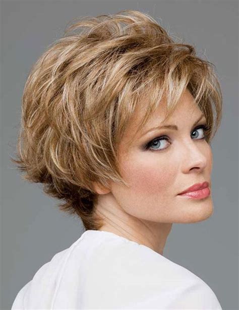 And everyone knows the latest color trends and edgy cuts appear on short haircuts first! Image result for wash and wear hairstyles | Short hair with layers