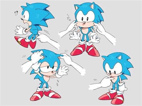 A Hes So Cute Classic Sonic Sonic The Hedgehog Sonic Fan Art