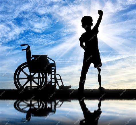 Premium Photo Children With Disabilities Concept Happy Disabled Boy