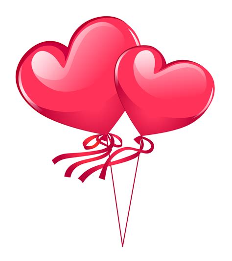 Balloons Clipart Hearts Clip Art Birthday Hearts Hd Png Download