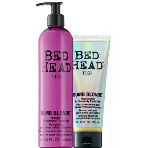 Tigi Bed Head Dumb Blonde Set Shampoo 400ml Reconstructor 200ml