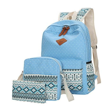 Topcobe Elementary School Backpack For Women Fashion Canvas Backpack
