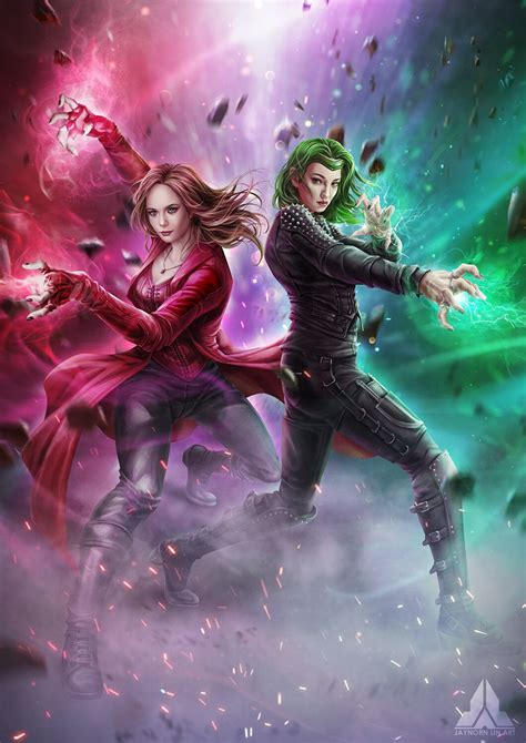 Artstation Scarlet Witch Vs Polaris Jaynorn Lin Scarlet Witch