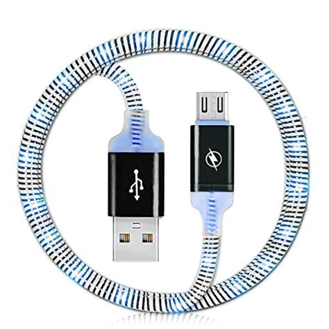 Micro Usb Cable Vanten3ft Led Light Charger Android Charging Cable