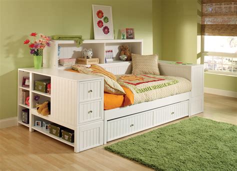 Daybed With Trundle And Storage Foter