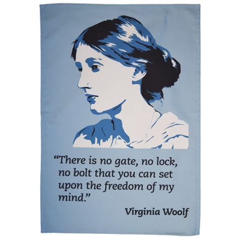 Virginia Woolf Tea Towel Radical Tea Towel Us