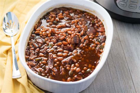 Pressure Cooker Southern Baked Beans The Foodie Eats
