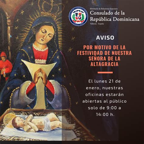 Virgen De La Altagracia Archivos Consulado De La República Dominicana