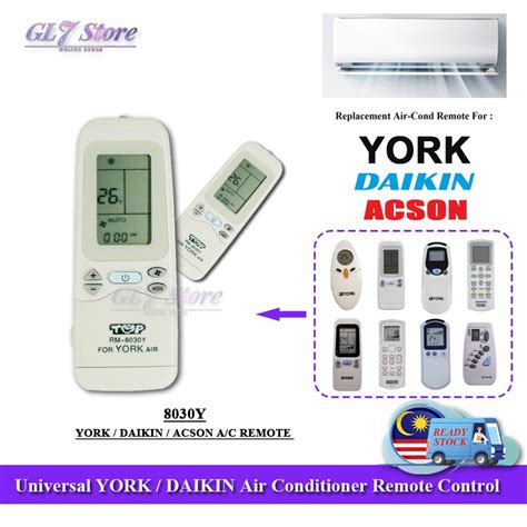 York Air Cond Remote Control Universal Rm Y Universal Remote Air