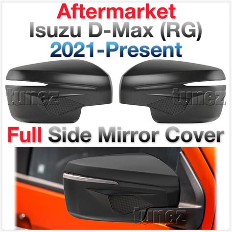 Matte Black Side Mirror Cover Guard Protector For Isuzu D Max Dmax Rg