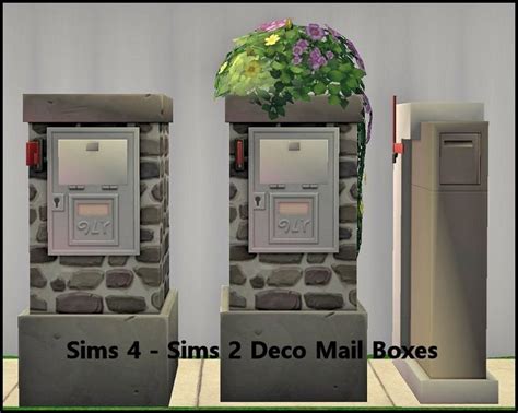 A Few More Things For The “street Cute Project” Sims 4 Mailbox Sims