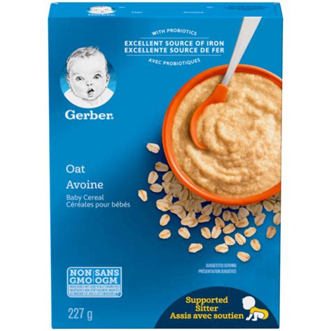 Gerber Baby Cereal With Milk Oats 227g