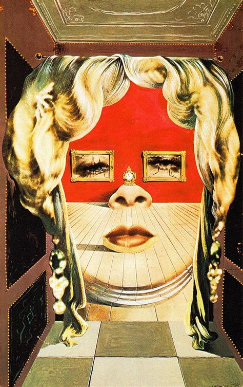 The Face Of Mae West Surrealist Dali Painting Painting By Salvador Dali