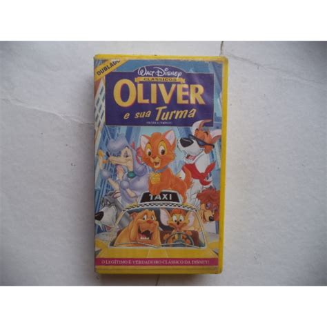 Fita Vhs Disney Oliver E Sua Turma Original Dublado Outros Shopee