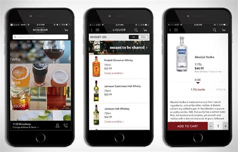 Minibar Delivery Free App
