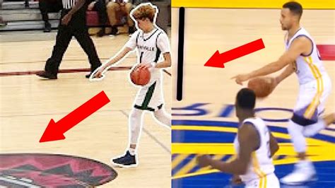 Stephen Curry Does Lamelo Ball Half Court Shot Challenge Youtube