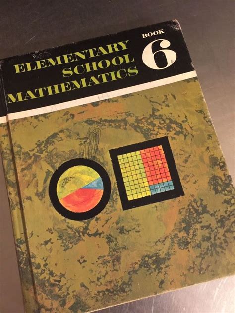 Vintage Math Textbook 1971 Grade 6 Addison Wesley Mid Century Elementary School Textbook Math