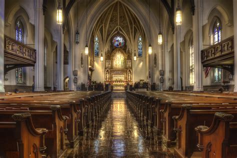 We are committed to following the way of jesus, a journey that sustains us amid the changes and chances of life. St. John's Episcopal Church, Detroit | HDR creme