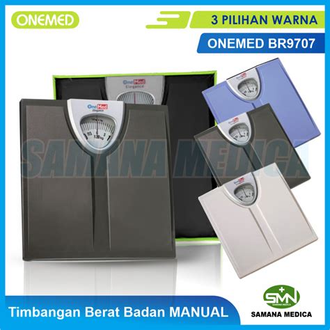 Jual Timbangan Berat Badan Manual Onemed Br9707 Berat Max 120kg Ada 3