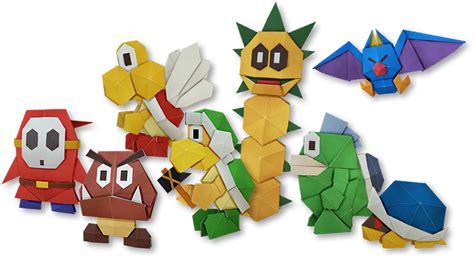 Paper Mario The Origami King Battle System Footage