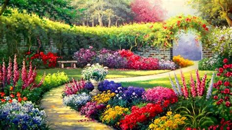 A Beautiful Garden By Richard Burns